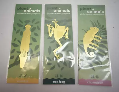 3 Plant Animals AS Another Studio House Plant Decoration Meerkat Frog Chameleon • $17.99