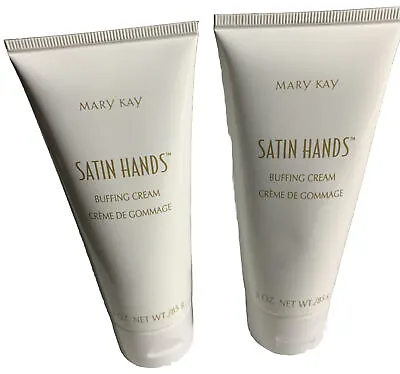 NEW Mary Kay SATIN HANDS BUFFING CREAM 3 Oz. Skincare Lot/2 Made In USA • $24.99