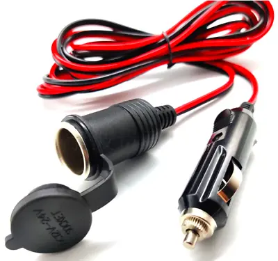£7.79 • Buy 12V-24V 5M Car Cigarette Lighter 12V Extension Cable Adapter Socket Charger Lead