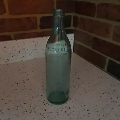 Vintage Trade Mark Embossed Clicquot Club Soda Bottle • $4