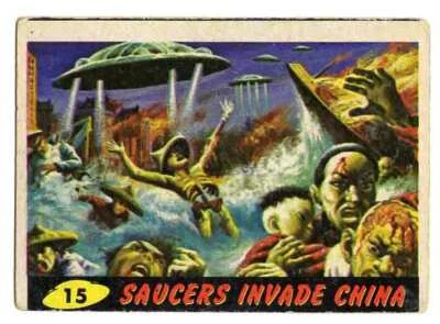 £23 • Buy MARS ATTACKS Card # 15 1962 Bubbles Inc U.S.A. Print (larger Than UK) ORIGINAL
