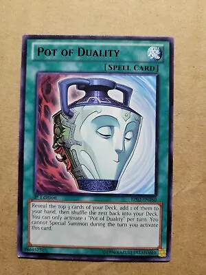 Yugioh! LP Pot Of Duality - BP02-EN160 - Rare - 1st Edition Lightly Played • $1.97
