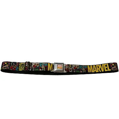 Buckle-Down Marvel Comics Seat Belt Thor Iron Man Hulk Spider-Man Wolverine 44” • $19.97