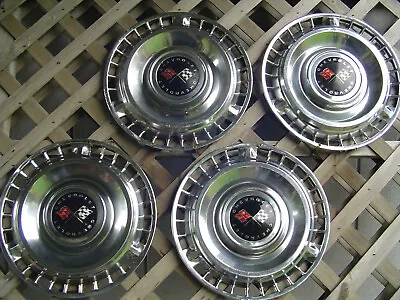 Four 1961 61 Chevrolet Chevy Impala Bel Air Nomad Vintage Hubcaps Wheel Covers • $485.29