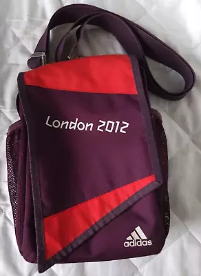 Adidas London 2012 Olympics Official Games Maker Shoulder Bag Purple Used • £7.50