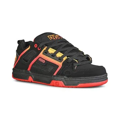 DVS Comanche Skate Shoes - Black/Red/Yellow • £49.99