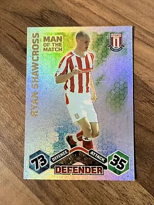 Topps Match Attax 2009/2010 Ryan Shawcross Man Of The Match Card - Stoke City • £1.90