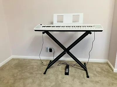 Yamaha NP-12 Piaggero Electronic Piano/Keyboard With Stand And Sustain Pedal • £110
