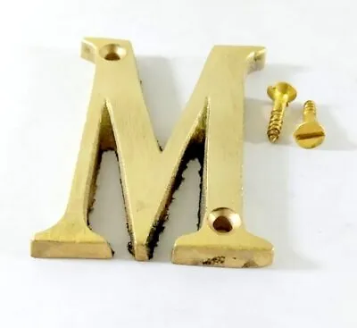 150MM(6Inch) Home Address Brass Polish Gold Alphabet Letters&Number With Screws • $74.95