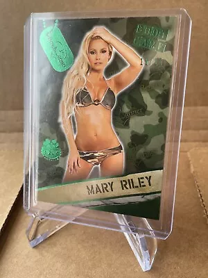 Benchwarmer Emerald Archive MARY RILEY Boot Camp 2013 15/15 Sexy Camo Army Limit • $19.99
