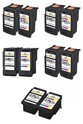 Ink Cartridges Combo For Canon PG 210XL 240XL 245XL 260XL 275XL  • $51.95