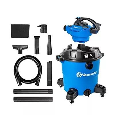 $91.63 • Buy Vacmaster VBV1210 12-Gallon* 5 Peak HP** Wet/Dry Shop Vacuum With Detachable ...