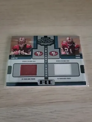 $15 • Buy 2005 Playoff Honors Football Rookie Tandeems Patch Alex Smith & Frank Gore
