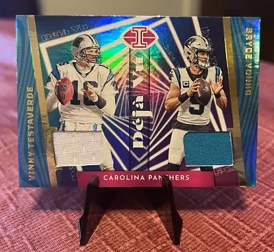 2023 Illusions  Football BRYCE YOUNG VINNY TESTAVERDE Deja Vu Patch Panthers • $5.99