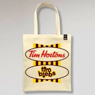 £23.59 • Buy Tim Hortons X Justin Bieber Collection Tim Biebs Canvas Tote Bag New NIP Merch