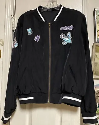 Disney Alice In Wonderland Varsity Style XL Patched Jacket  • $14.50