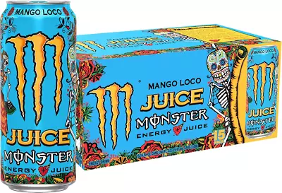 Monster Energy Juice Monster Mango Loco Energy + Juice Energy Drink 16 Ounce  • $36.37