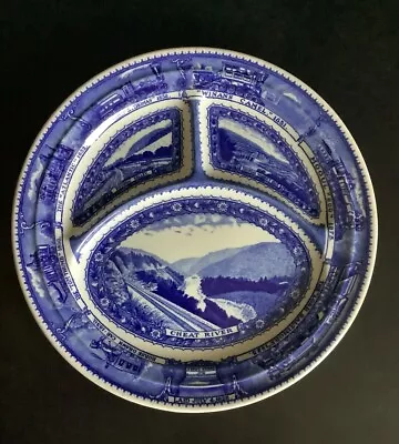 BALTIMORE & OHIO B&O RAILROAD CHINA Divided Grill PLATE Scammell’s Lamberton • $222