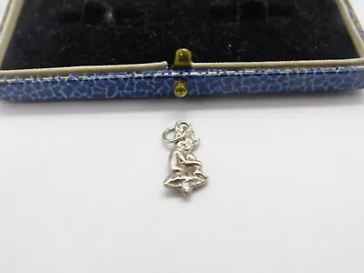 Sterling Silver Cornish Pixie Charm Pendant Vintage C1970 • $31.94