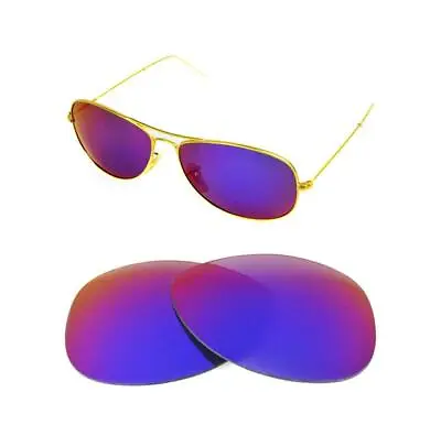 NEW POLARIZED CUSTOM LIGHT +RED LENS FIT RAY BAN CARAVAN RB3362 COCKPIT 59mm SUN • $48.76