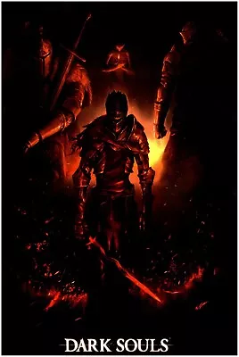 Dark Souls Poster #2 Video Game Print Gaming Dark Souls Wall Art • $10.99