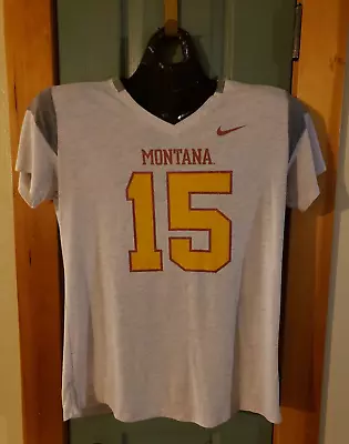 University Of Montana Grizzlies Shirt Nike Tee Dave Dickinson Xrare Size Md Used • $17.99