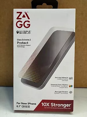 ZAGG InvisibleShield Glass Extreme 2 Screen Protector For Apple IPhone 15  6.1 • $29.99