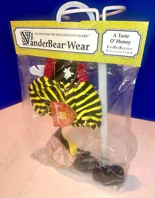 NABCO Muffy Vanderbear Collection BEE KEEPING Taste 'O Honey Bee Outfit NEW • $8.99