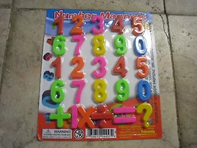 New ! 26 Pieces Number Fridge Magnets Number Magnetic Educational Toy + - X ?  • $4.88