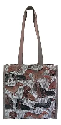Dog Tapestry Tote Shopper Bag  Signare  Various Dachshund • $29.50