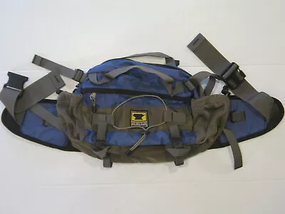 MOUNTAINSMITH TOUR WAIST LUMBAR PACK  9L Gray/Blue Day Hike Urban Commute  EUC+ • $17.99