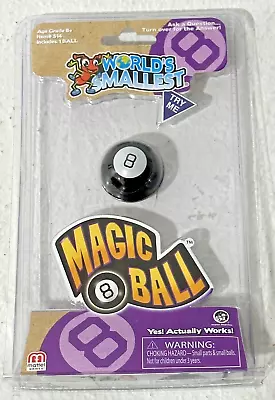 New Mattel Games World's Smallest Magic 8 Ball Really Works #514 • $11.99