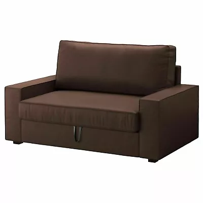 Ikea Cover For Vilasund 2-Seater Sofa Bed In Borred Dark Brown   603.539.99 • £79