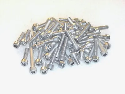 M6 Stainless Steel Allen Bolts Screws Job Lot 50pcs Yamaha Honda Suzuki Ducati • $21.58