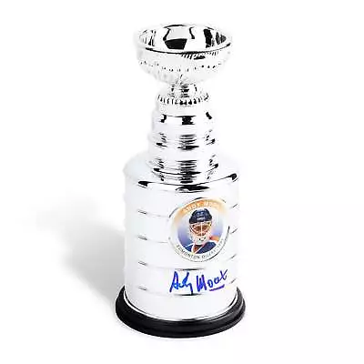 Andy Moog Signed Edmonton Oilers 6  Mini Stanley Cup • $58.87