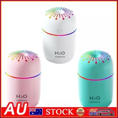 Electric USB Night Light Mini Air Humidifier Home Car Desktop Aroma Oil Diffuser • $10.69