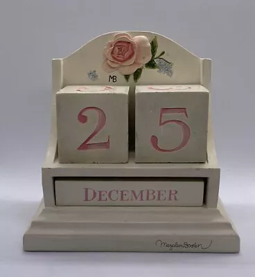 RARE Hallmark Marjolein Bastin Nature Sketchbook Off White Desk Calendar Floral • $19.99