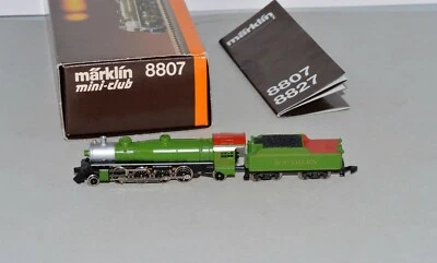 $275 • Buy Z Scale Marklin 8807 2-8-2 Mikado Southern 4501 Steam New 5 Pole + Led