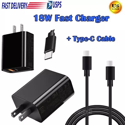 3FT Cable+Type-C USB-C Super Fast Wall Charger For Motorola G Stylus Play Power • $13.99