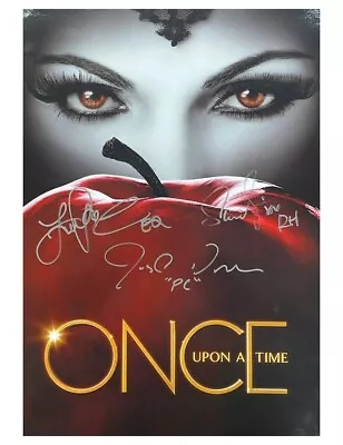 A3 Once Upon A Time Poster Signed By Josh Dallas Lana Parilla Sean Maguire+COA • £220