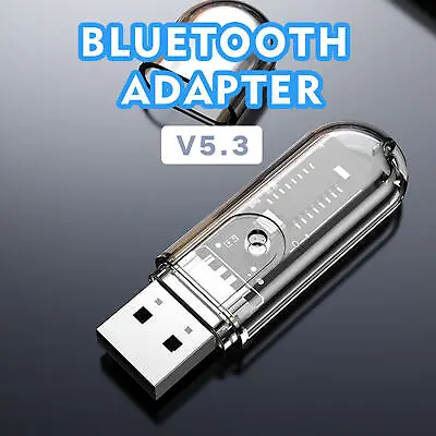 USB Bluetooth 5.3 Adapter Dongle Receiver For Car Music Audio Aux Adapter • $6.88