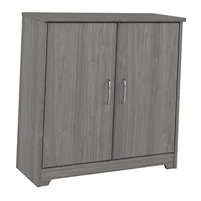 Bush Furniture Cabot Storage Cabinet With Doors Small Modern Gray  • $163.93