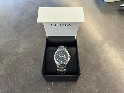 Citizen Paradigm Super Titanium & Blue Dial Eco-Drive Men's 43mm Watch (1082986) • $129.99