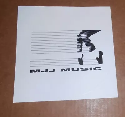 Michael Jackson MJJ Music Sticker (circle) 7  LARGE RARE • $19.95