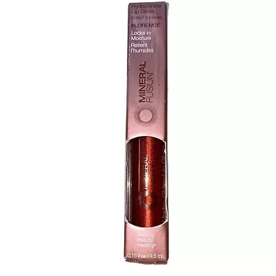 Mineral Fusion Hydro-Shine Lip Gloss FLORENCE 0.135 Oz Luminous Color Authentic • $5.99