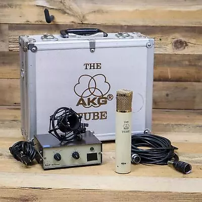 Vintage AKG The Tube Studio Condenser Microphone Multipattern Mic U227616 • $1499.99