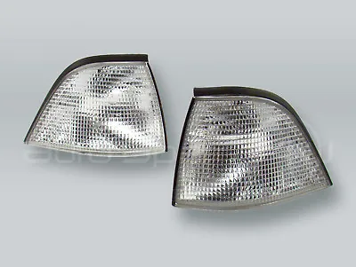 TYC Clear Corner Lights Parking Lamps PAIR Fits 1992-1998 BMW 3-Series E36 2DR • $46.90