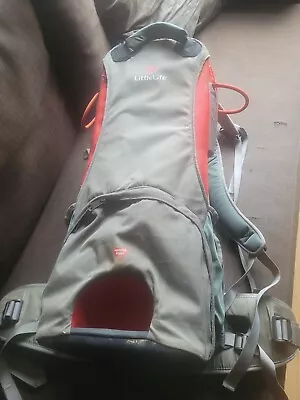£45 • Buy LittleLife Cross Country S2 Child Carrier | Baby Carrier, Grey / Red