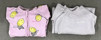 BONDS Zippy Wondersuits 3-6 Months 00 Bulk Bundle Pink Lemon Squeezy • $25