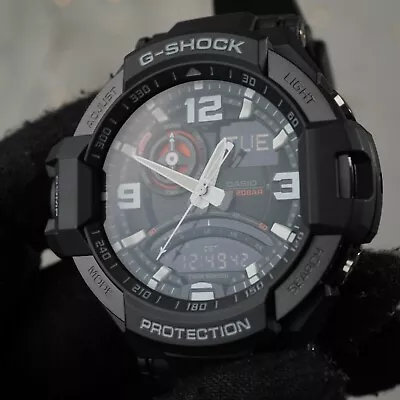 Casio G-shock GA1000-1A Gravity Master Of G Air 52mm 200M Twin Sensor NWT $250 • $164.99